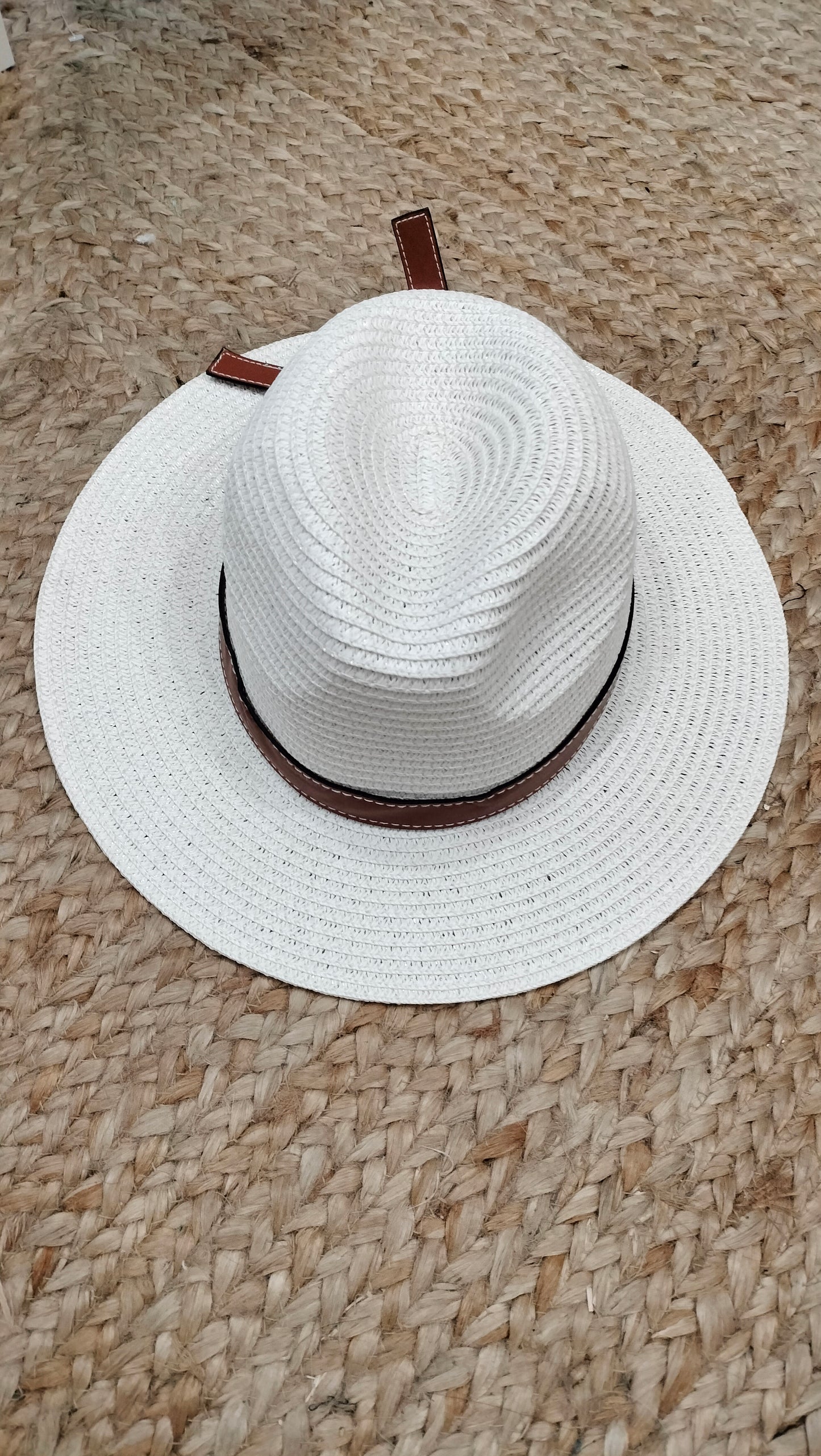 Sombrero papel - blanco