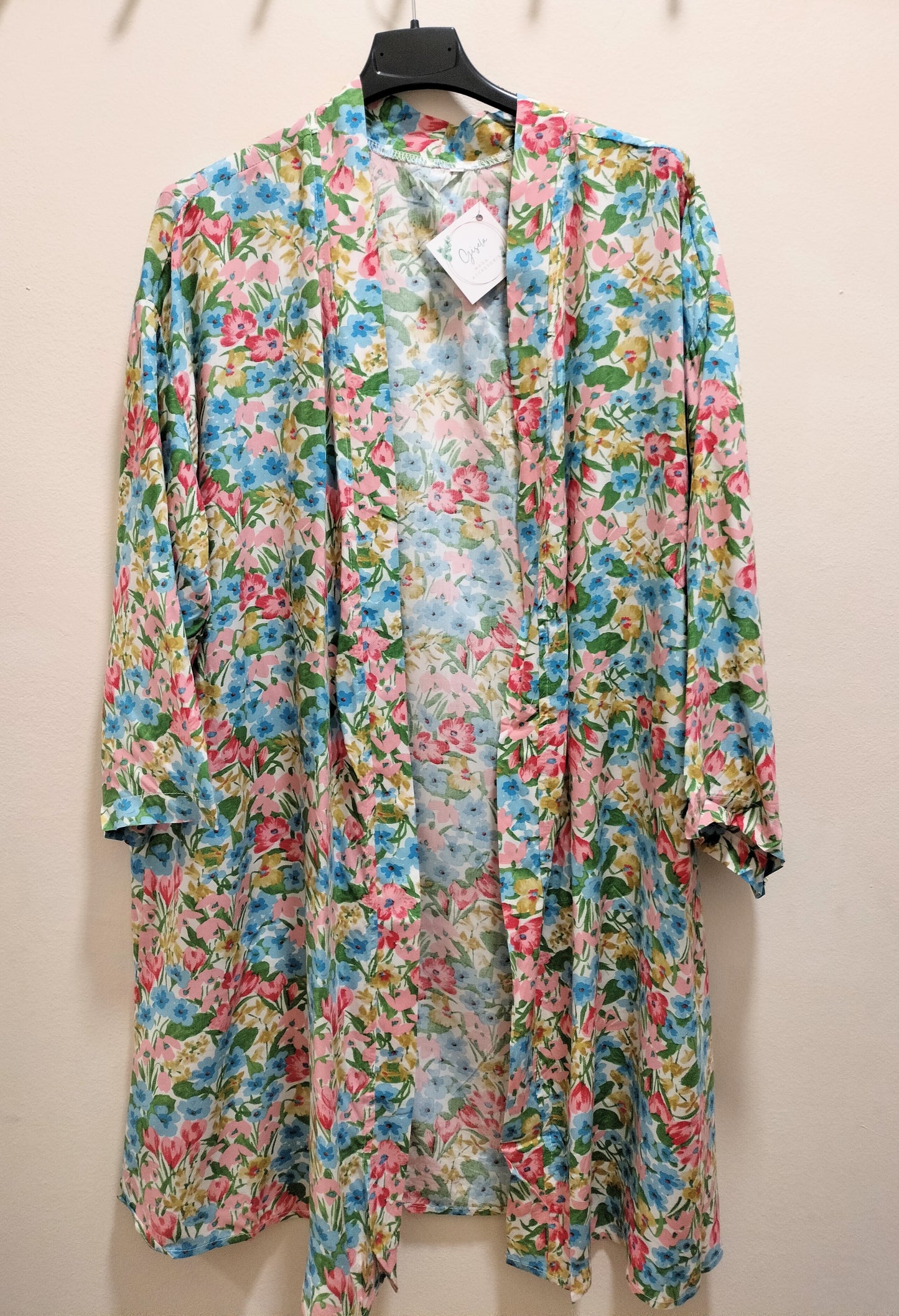 Kimono flores - rosa