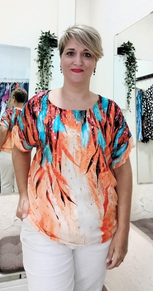 Blusa Sauce - naranja