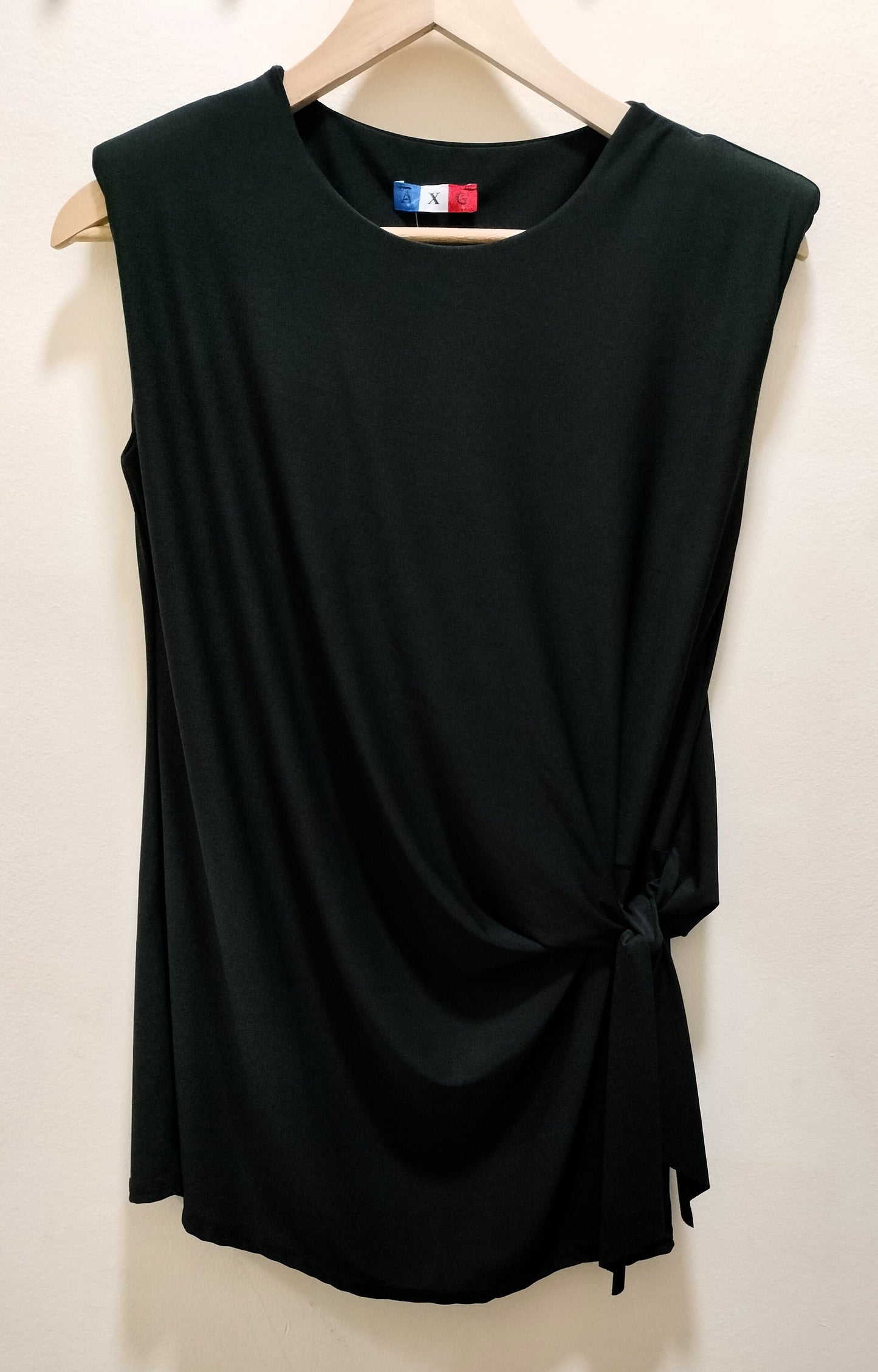 Camiseta nudo - negro