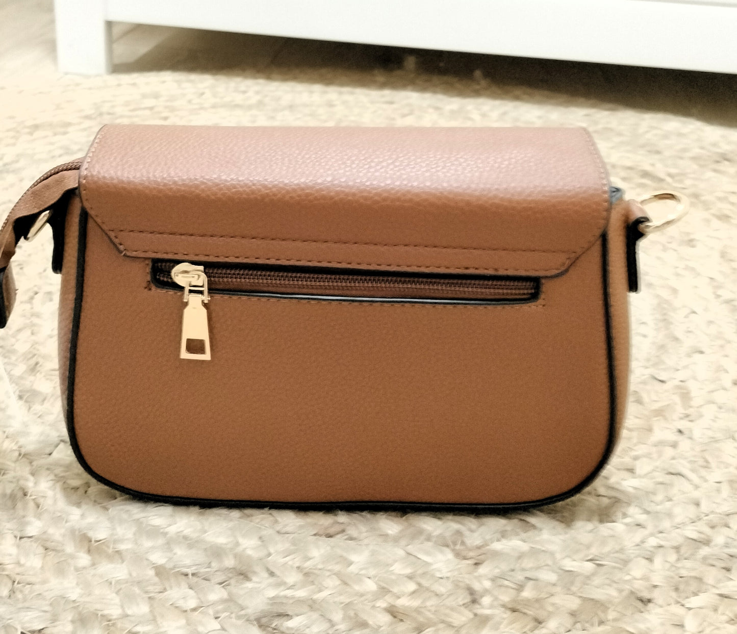 Cartera rectangular - marrón