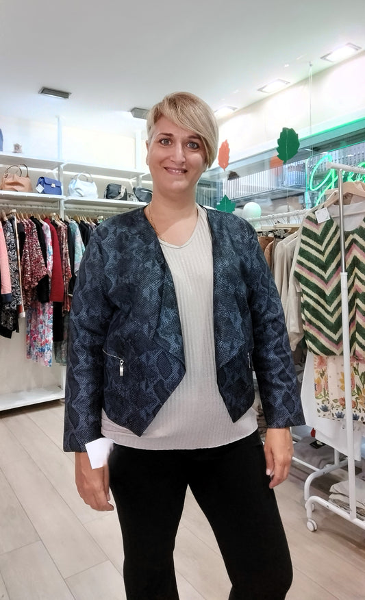 Chaqueta corta - azul