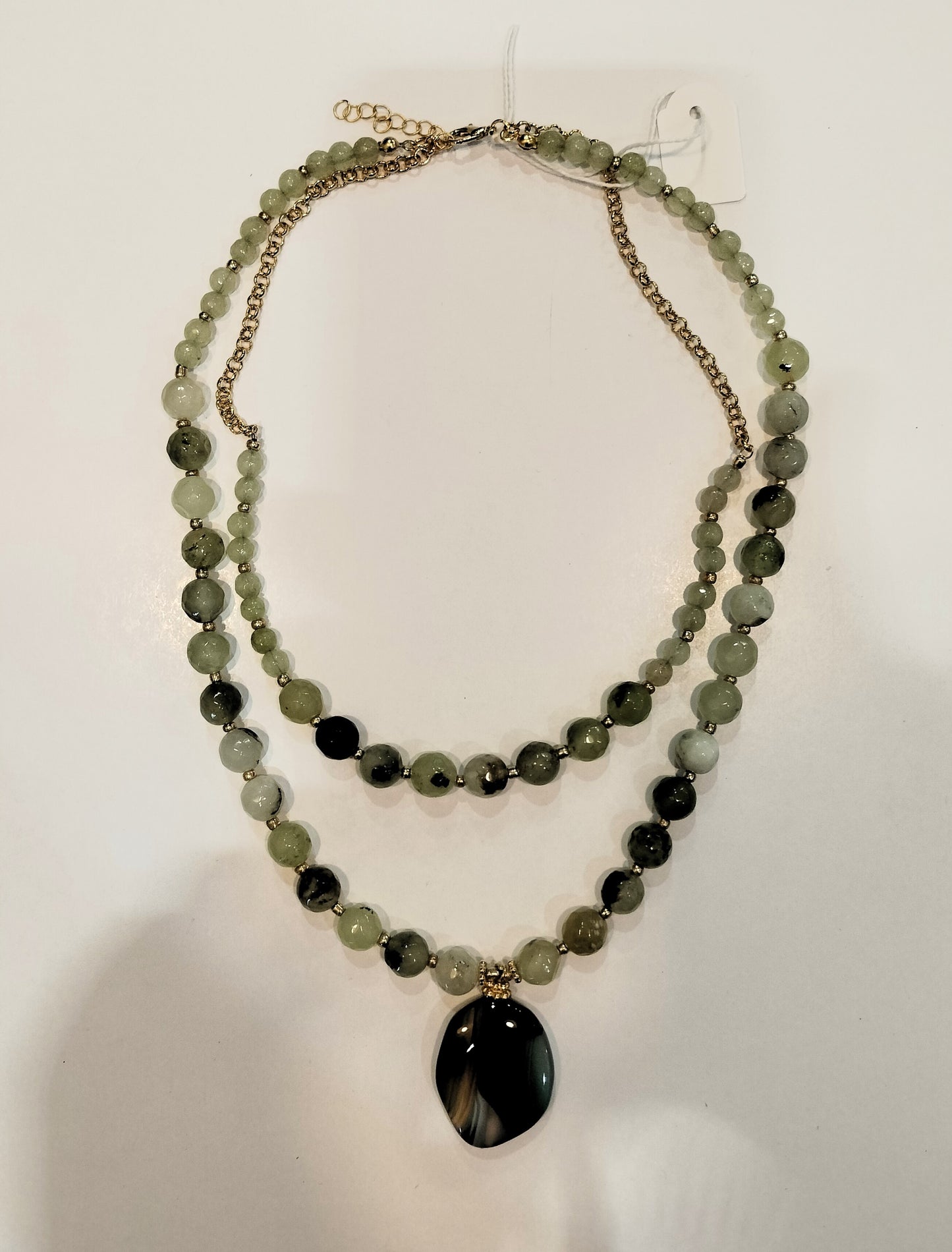 Collar piedra natural - verde