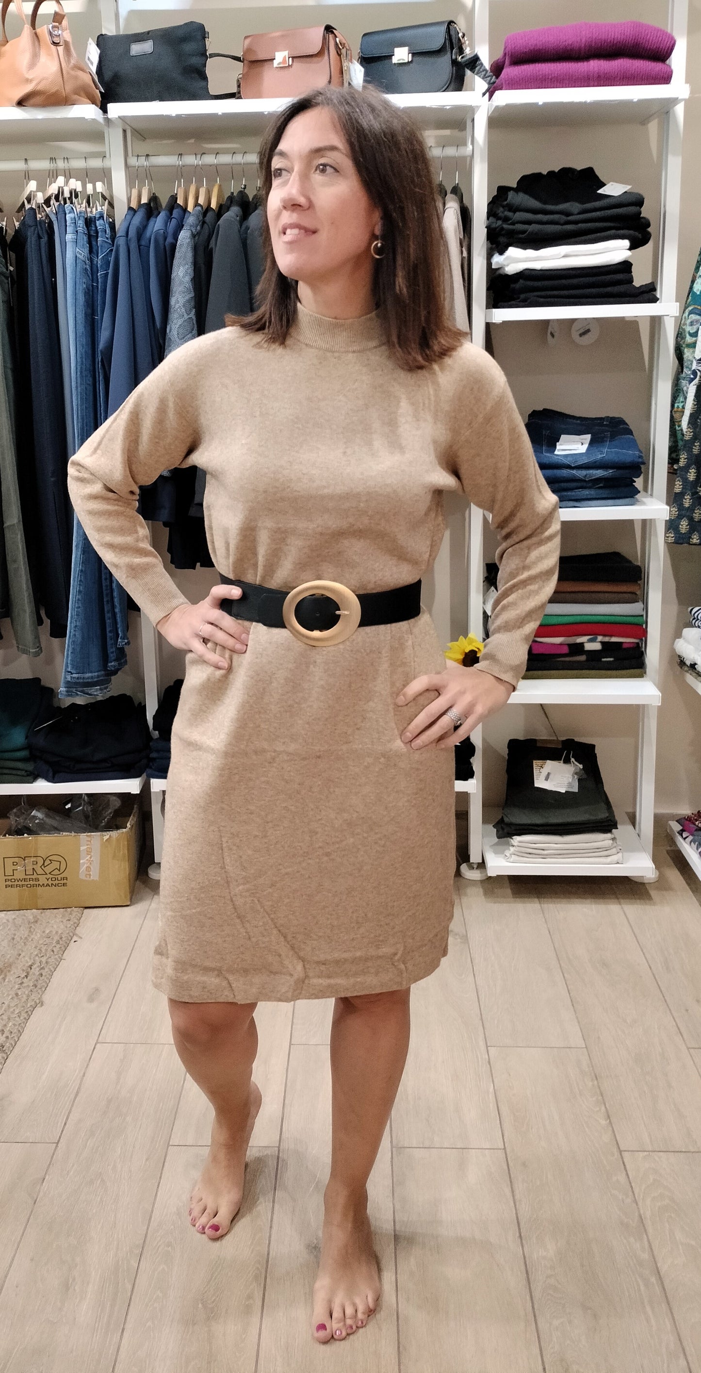 Vestido Llesp - camel