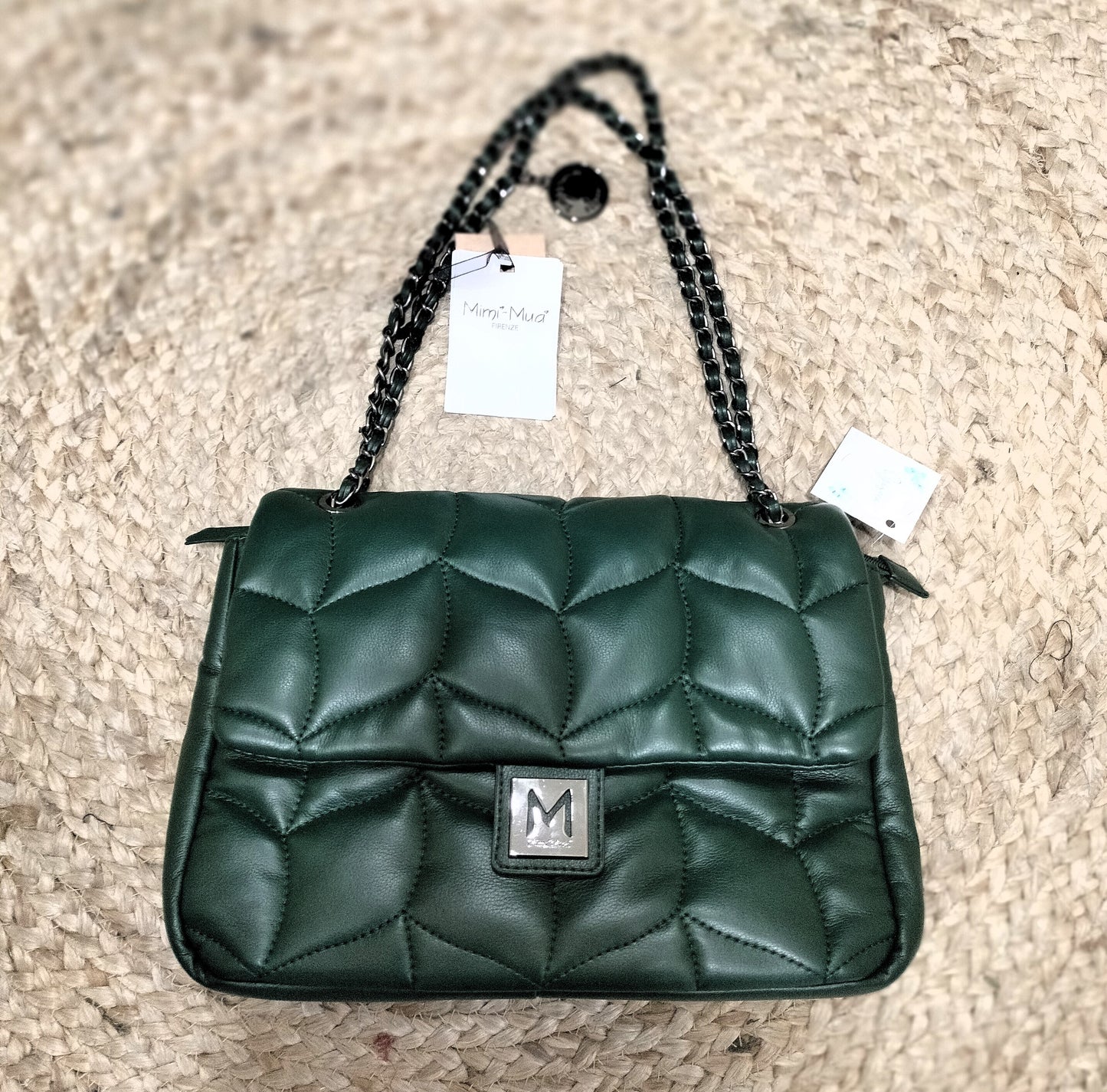 Bolso acolchado - verde