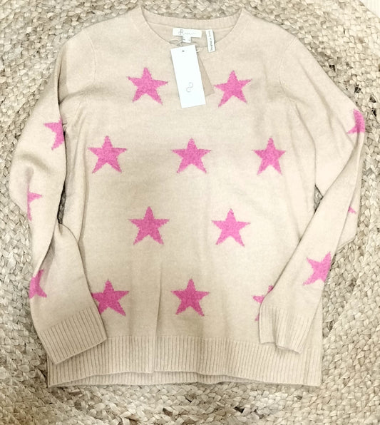 Jersey estrella - beige