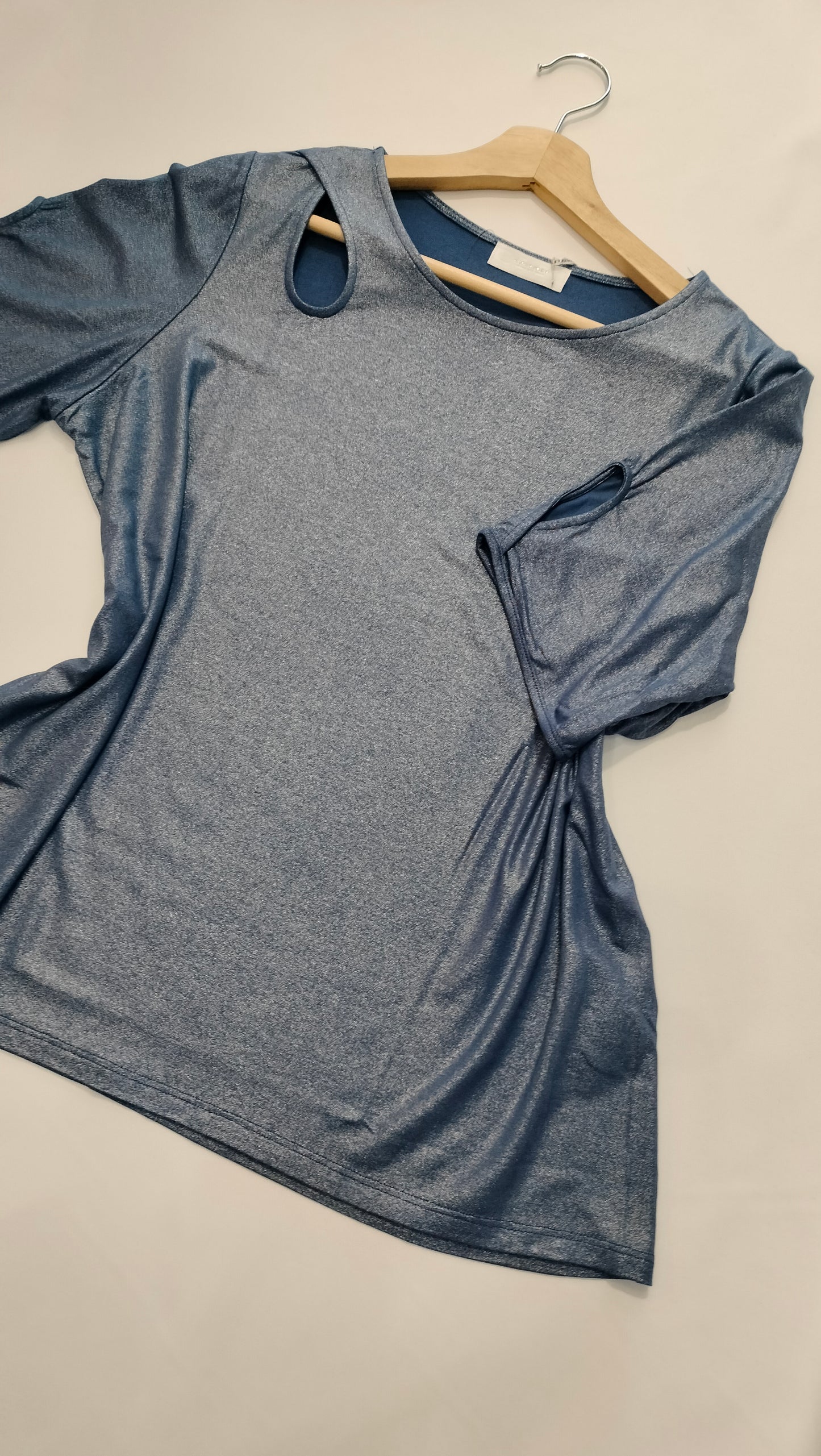 Camiseta manga corta Vania - azul