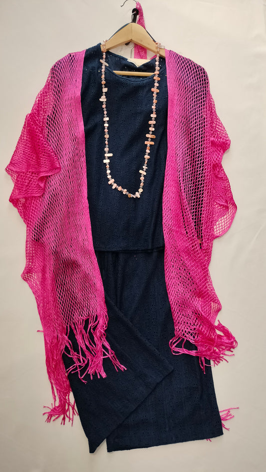 Conjunto Kimono fucsia