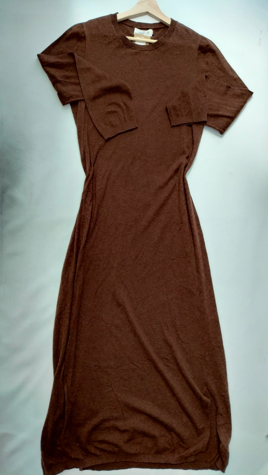 Vestido largo de punto fino