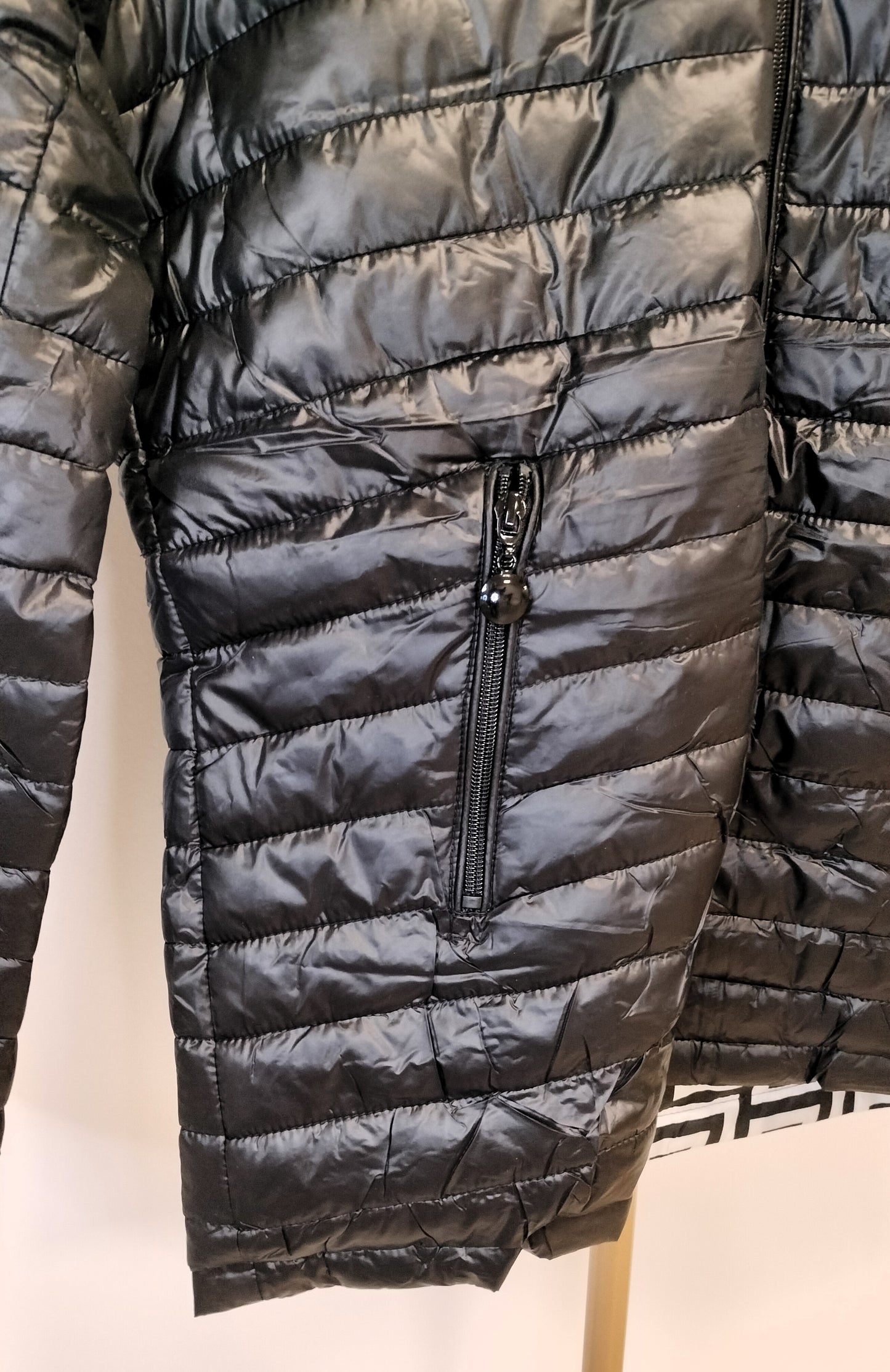 Chaqueta acolchada fina y reversible