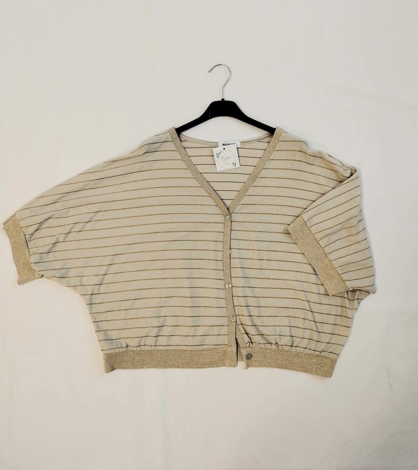 Chaqueta amplia rayas