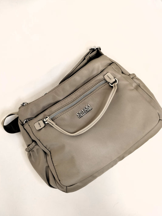 Bolso bandolera nylon con bolsillos y mini monedero