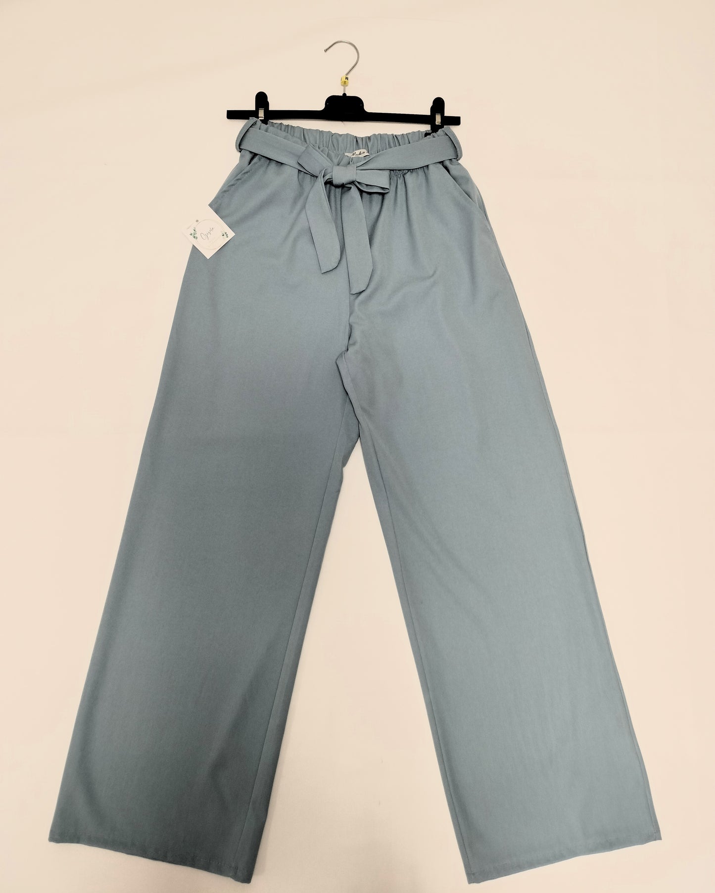 Pantalón tencel lazo