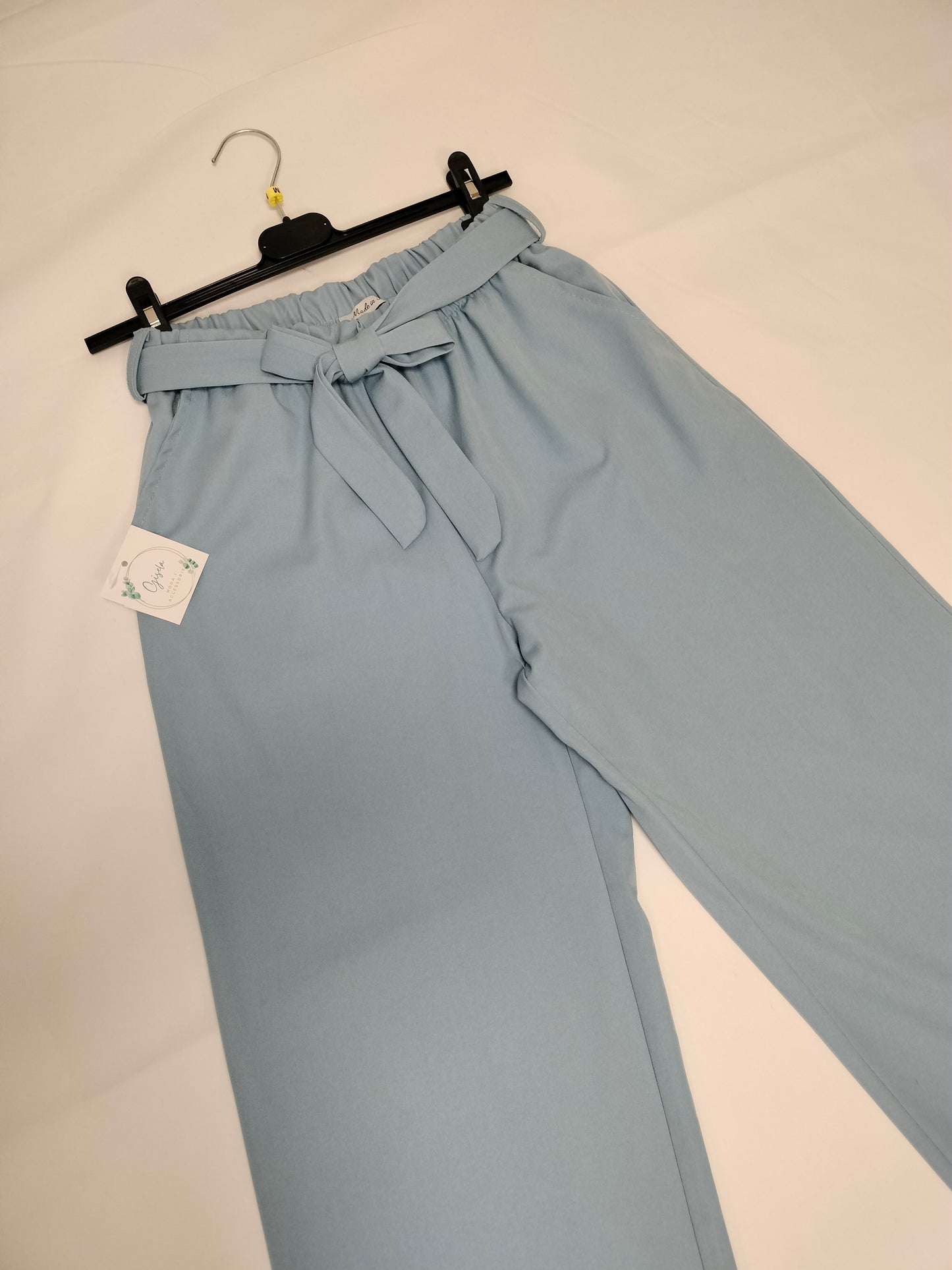 Pantalón tencel lazo