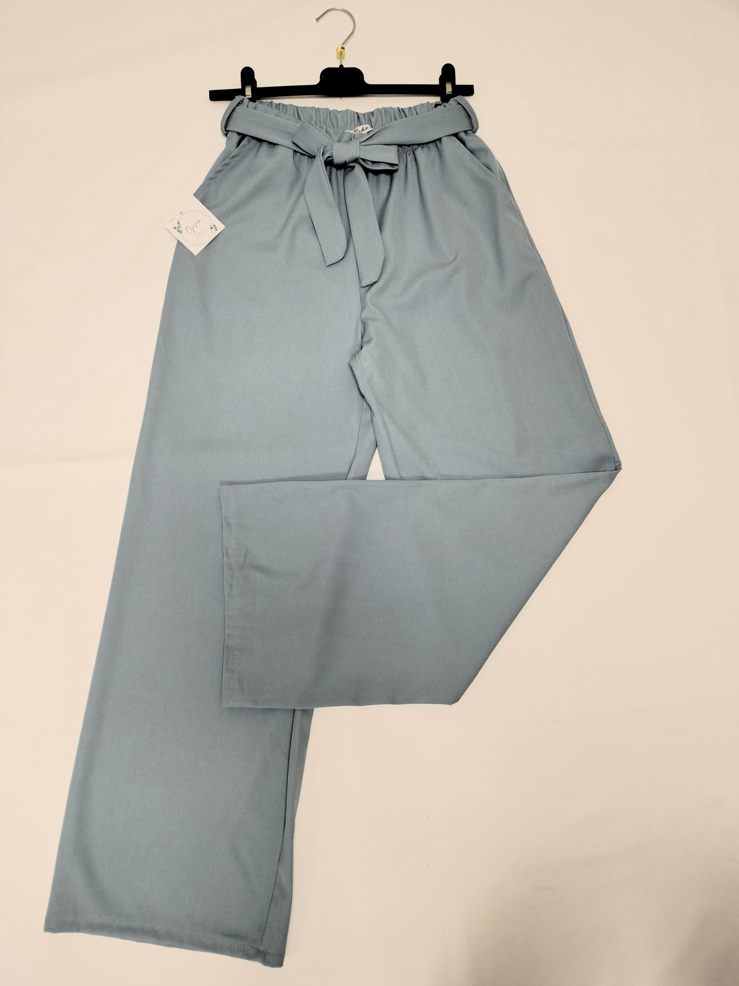 Pantalón tencel lazo