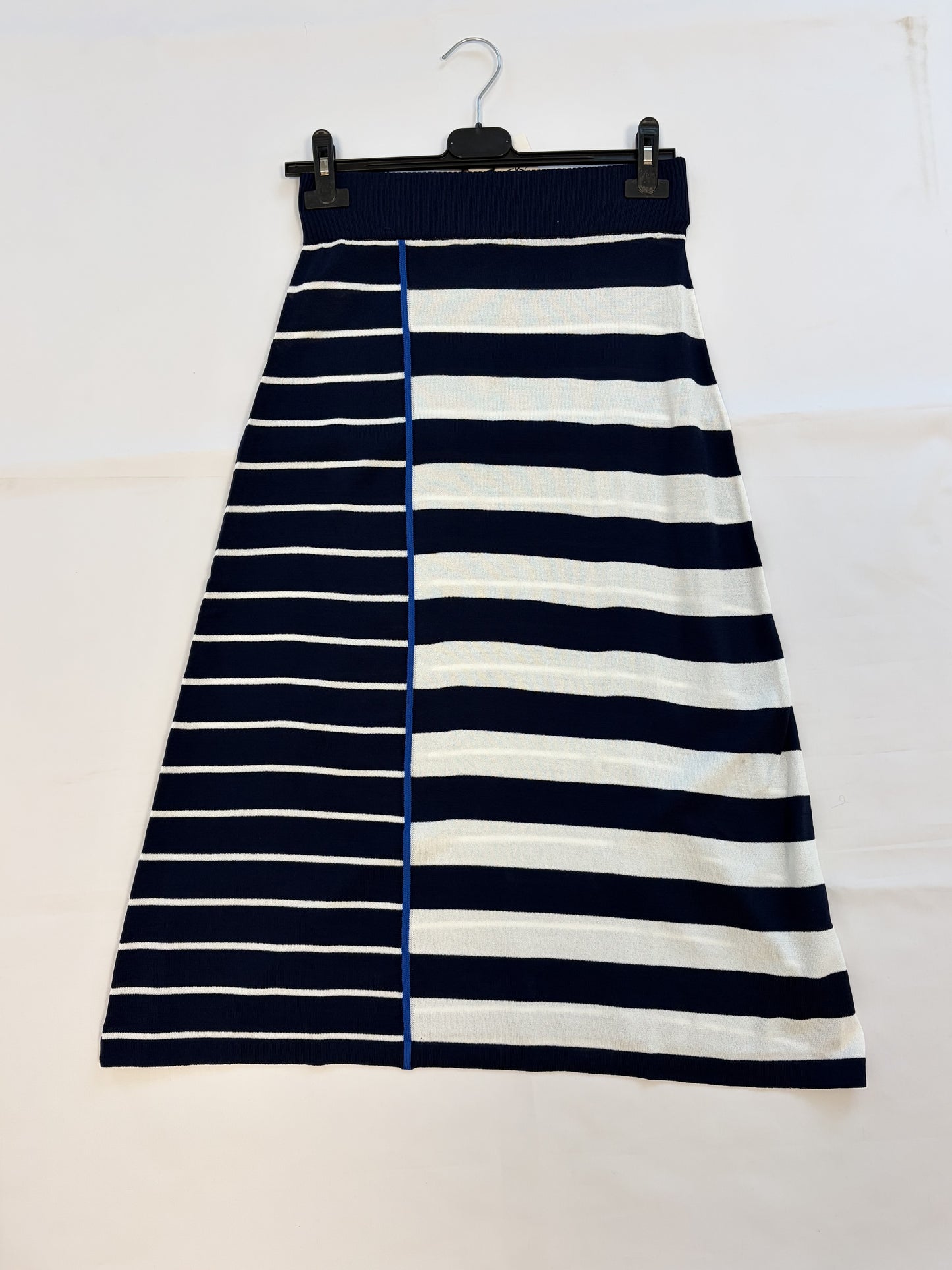 Falda punto navy