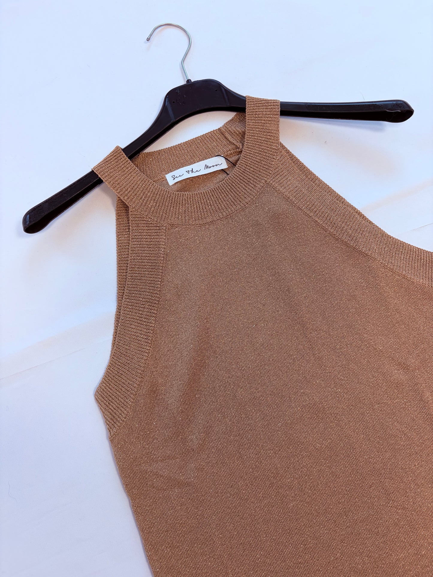Top halter lurex
