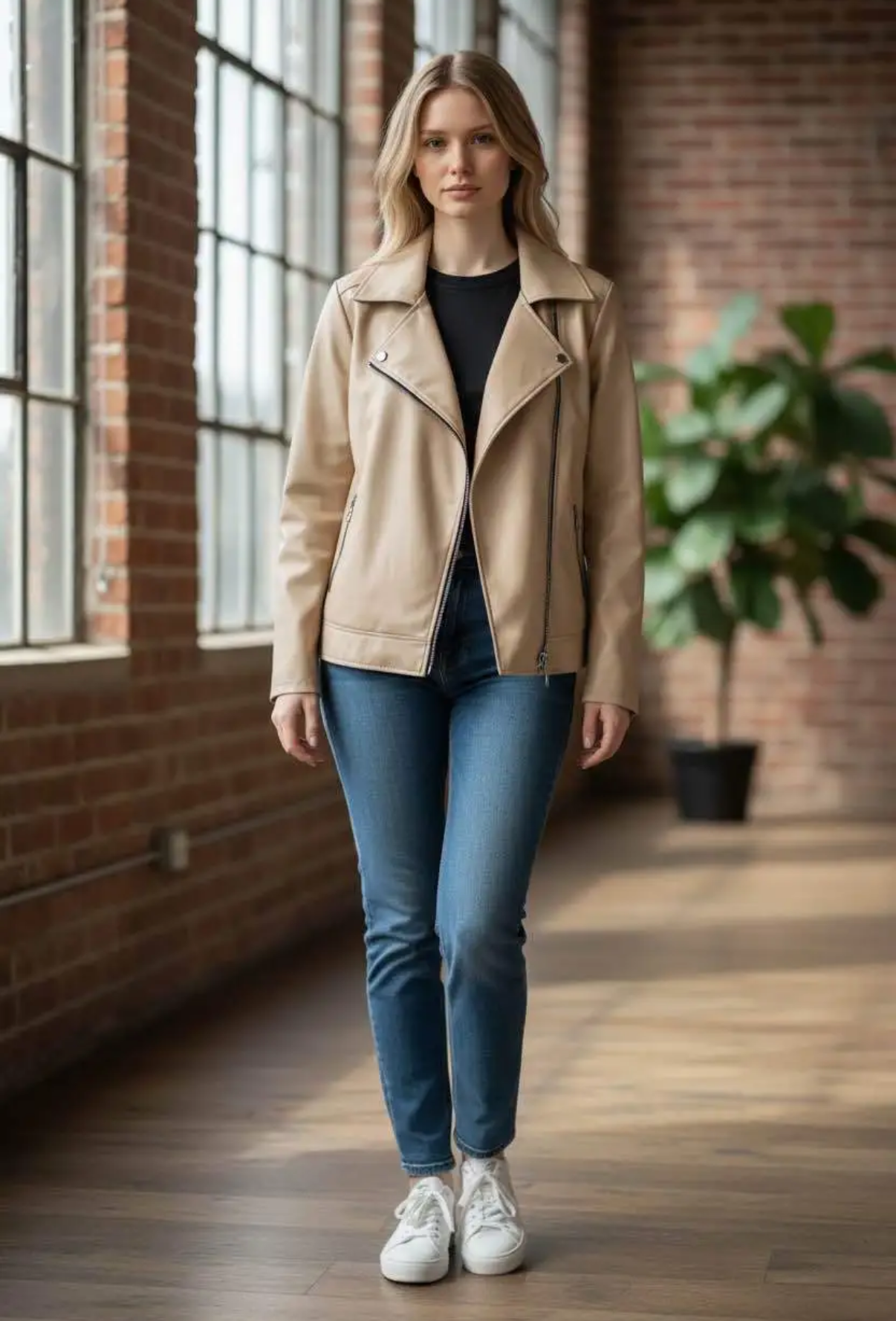 Biker curvy polipiel