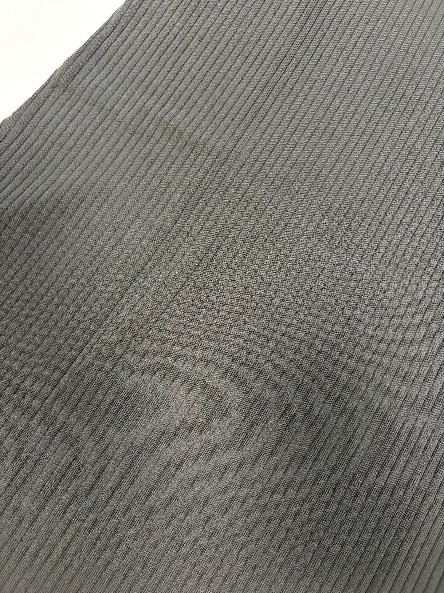 Vestido canalé midi