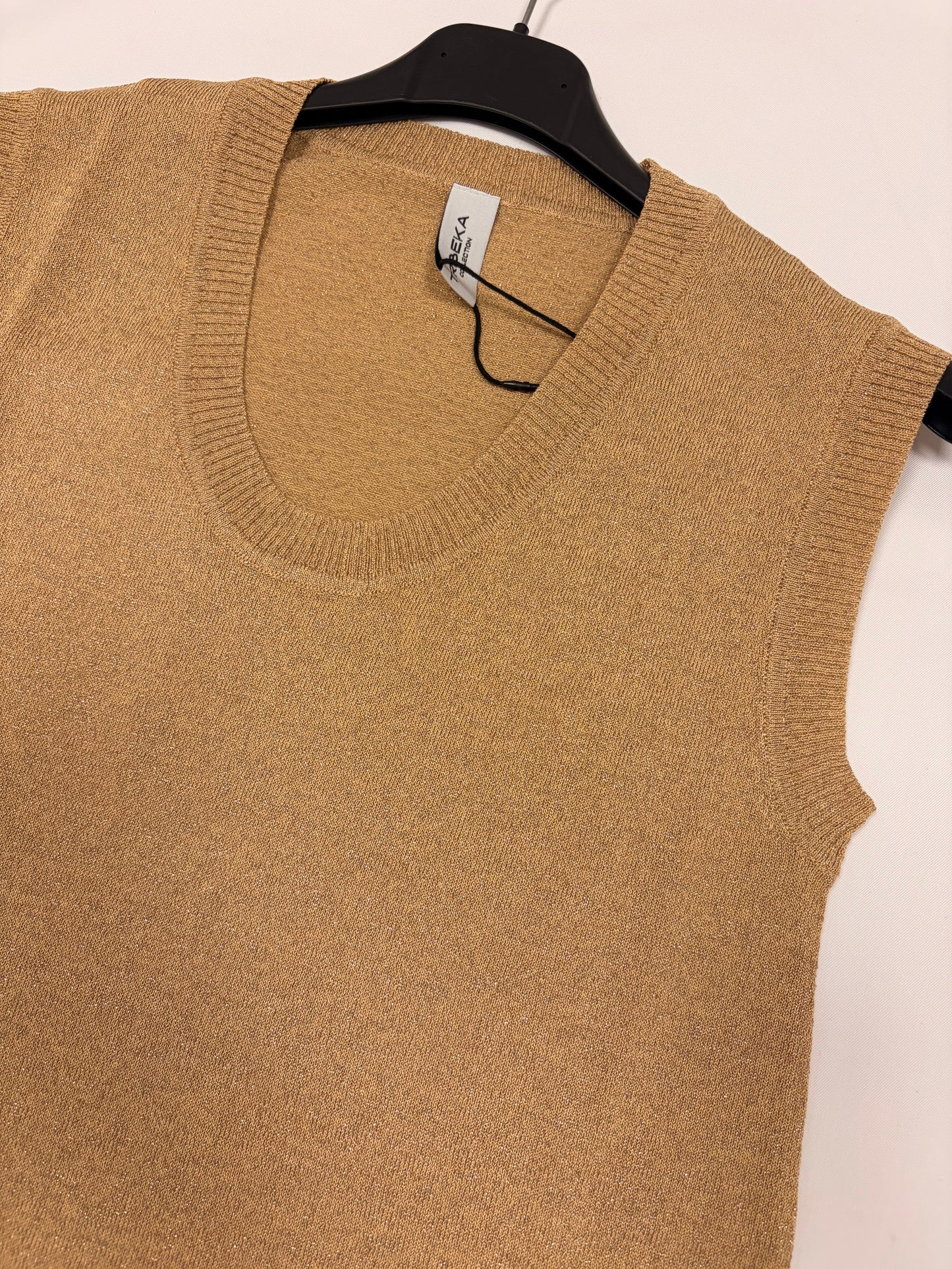 Jersey lurex oro