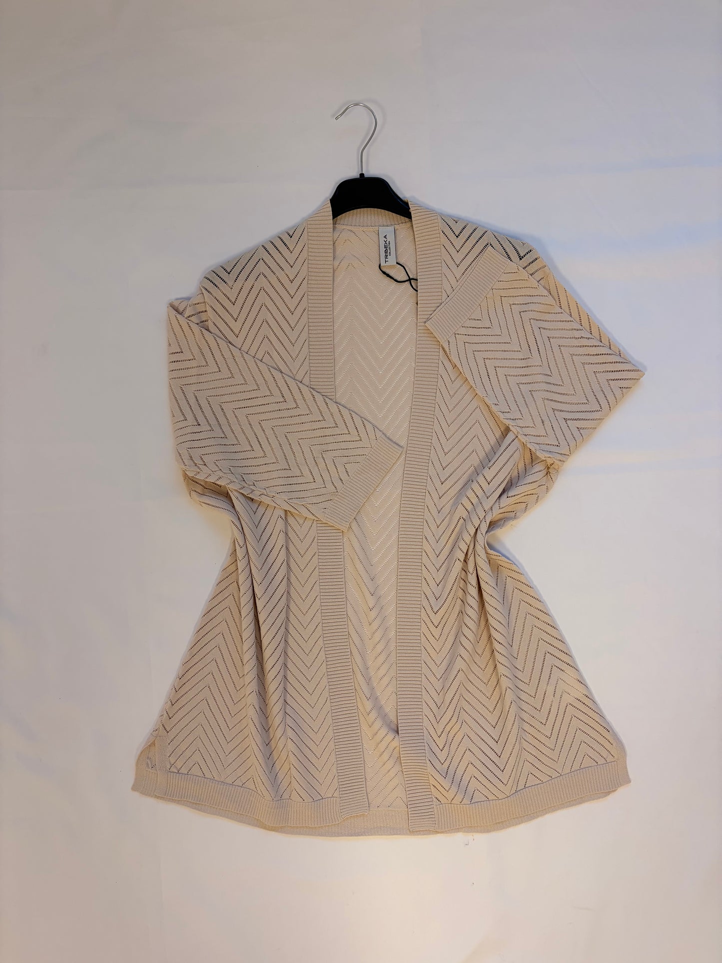 Cardigan curvy midi calado