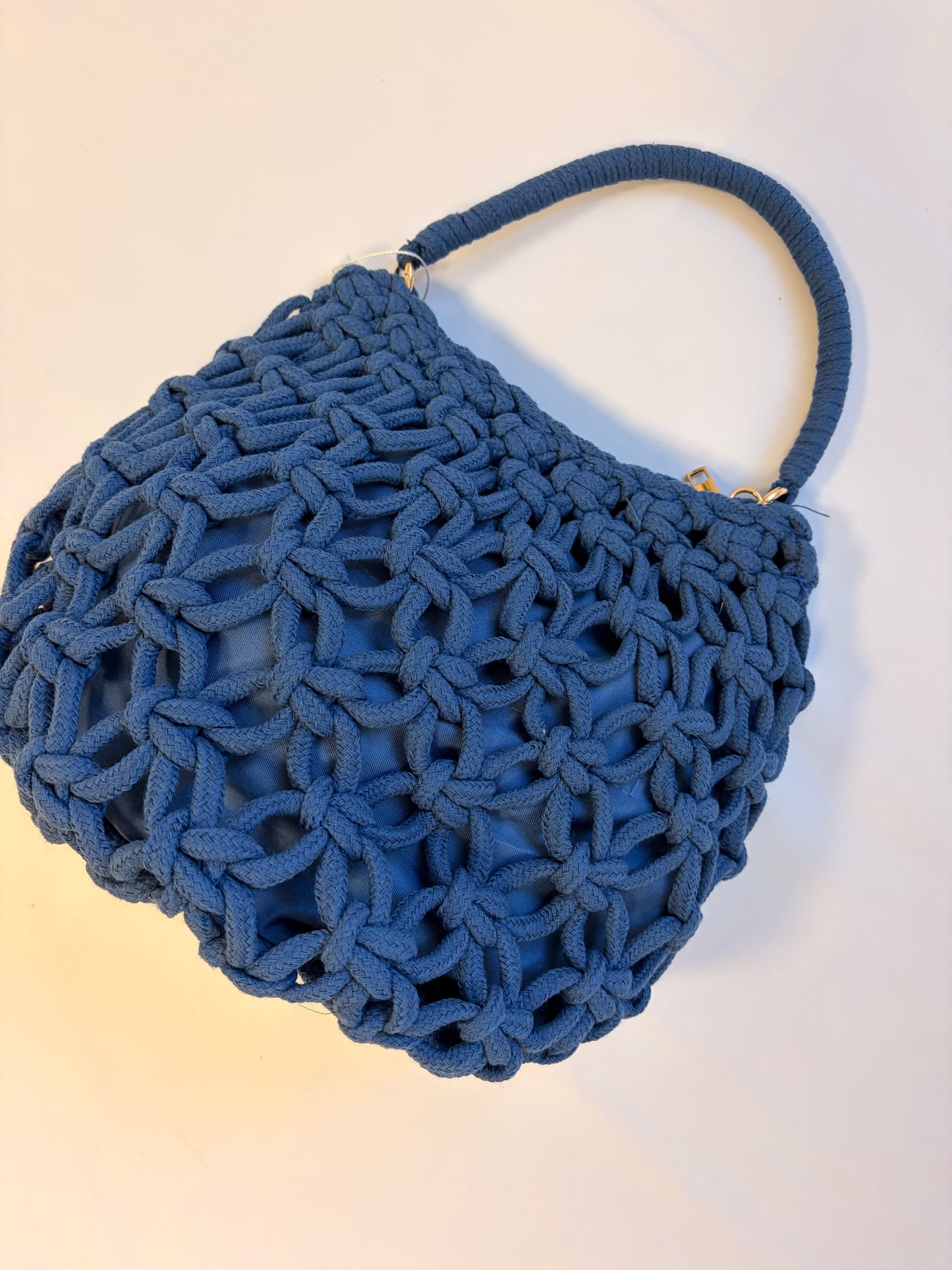 Bolso calado de macramé