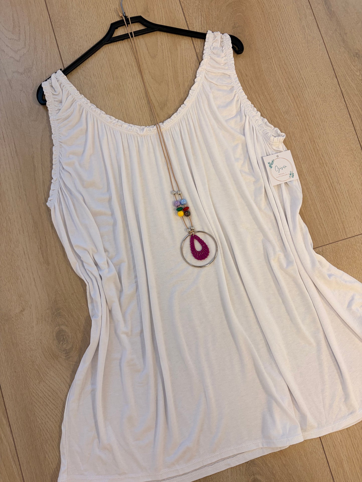 Camiseta sin mangas curvy