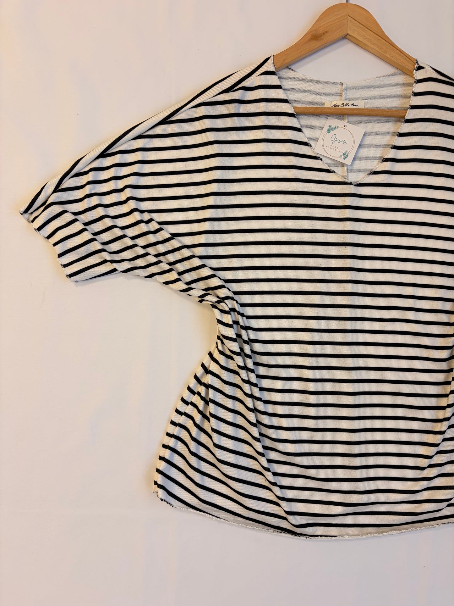 Camiseta navy curvy