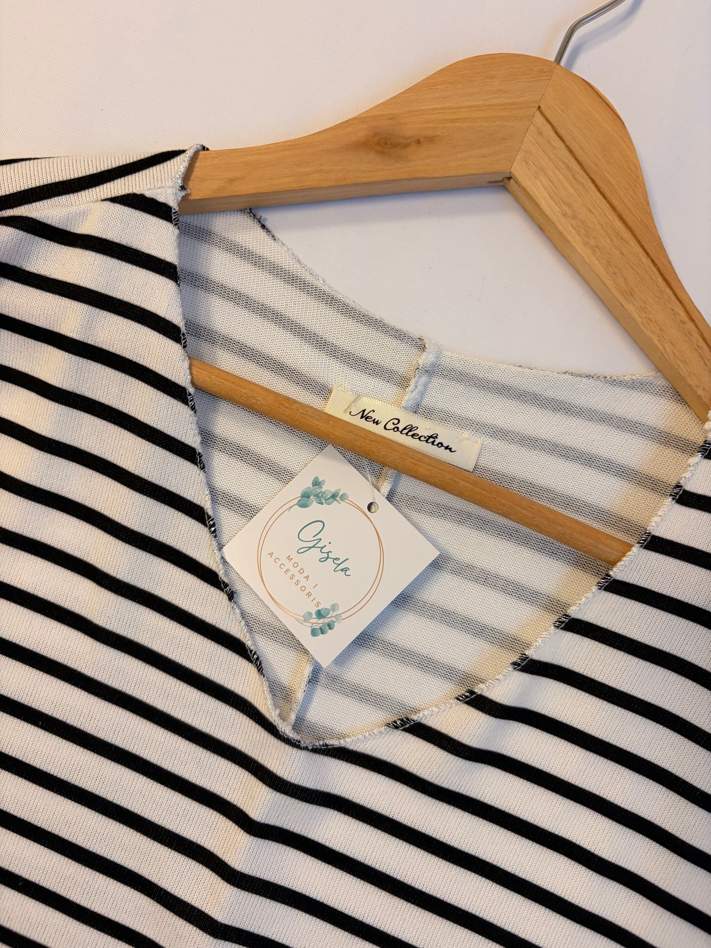 Camiseta navy curvy