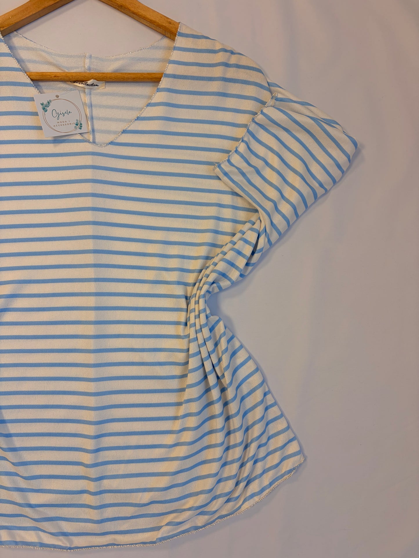 Camiseta navy curvy