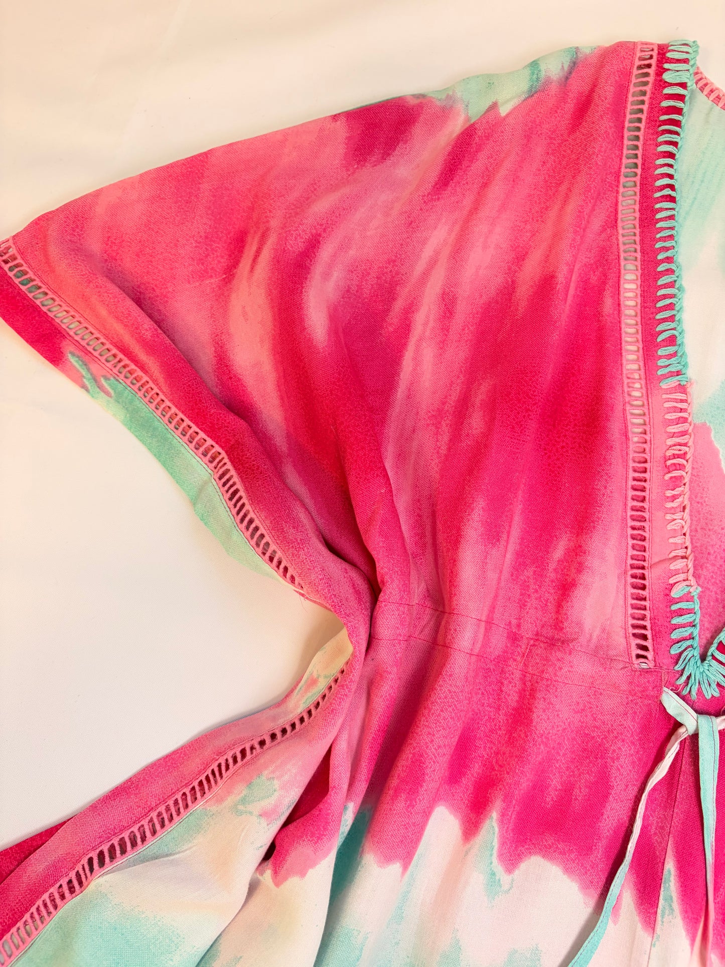 Vestido poncho degradado