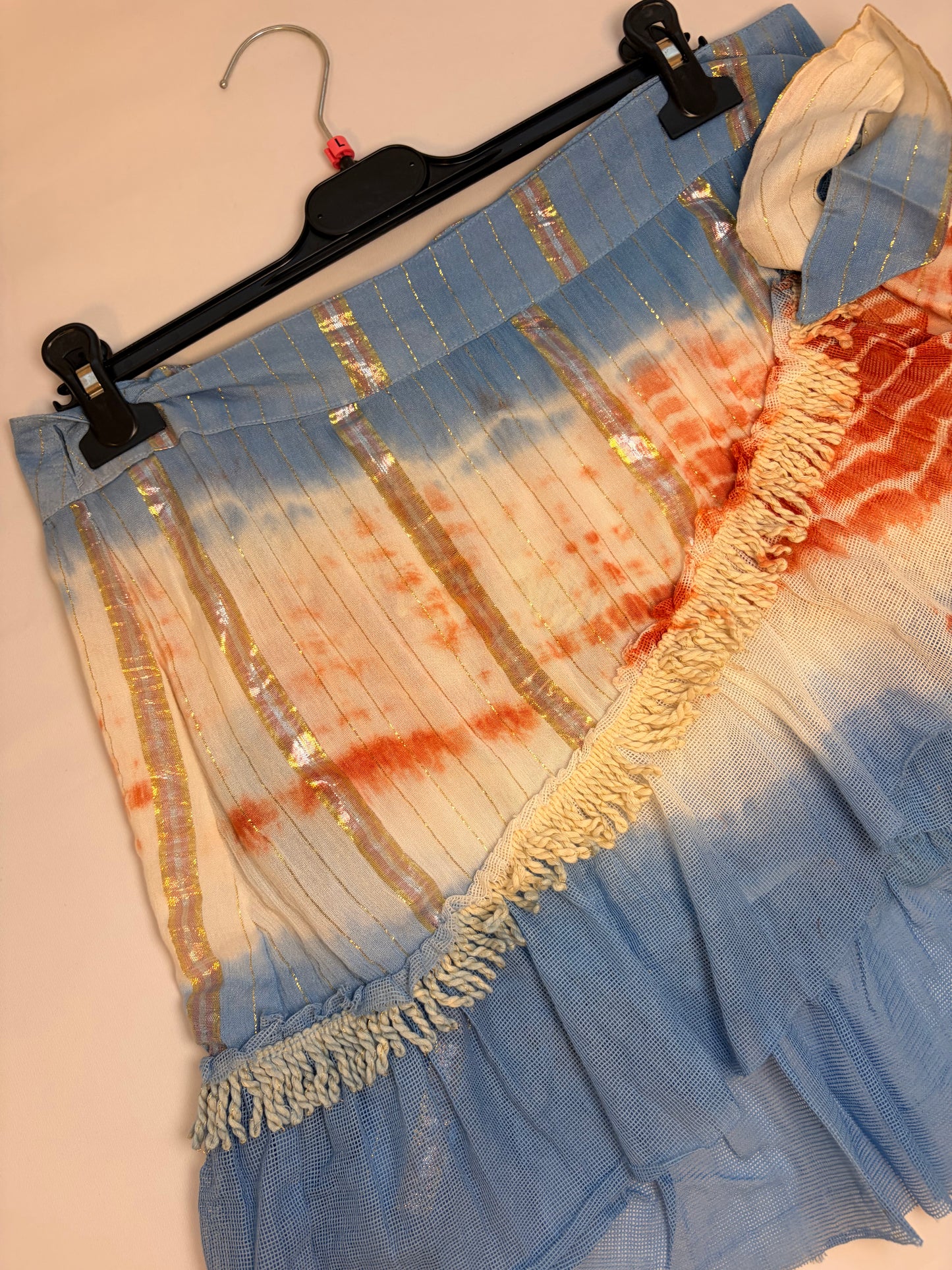 Falda corta cruzada Boho