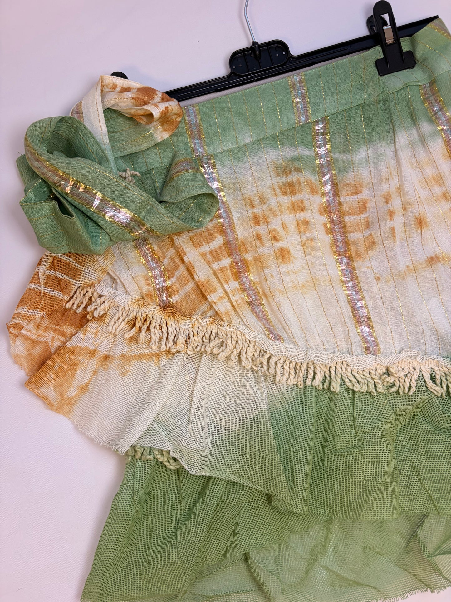 Falda corta cruzada Boho