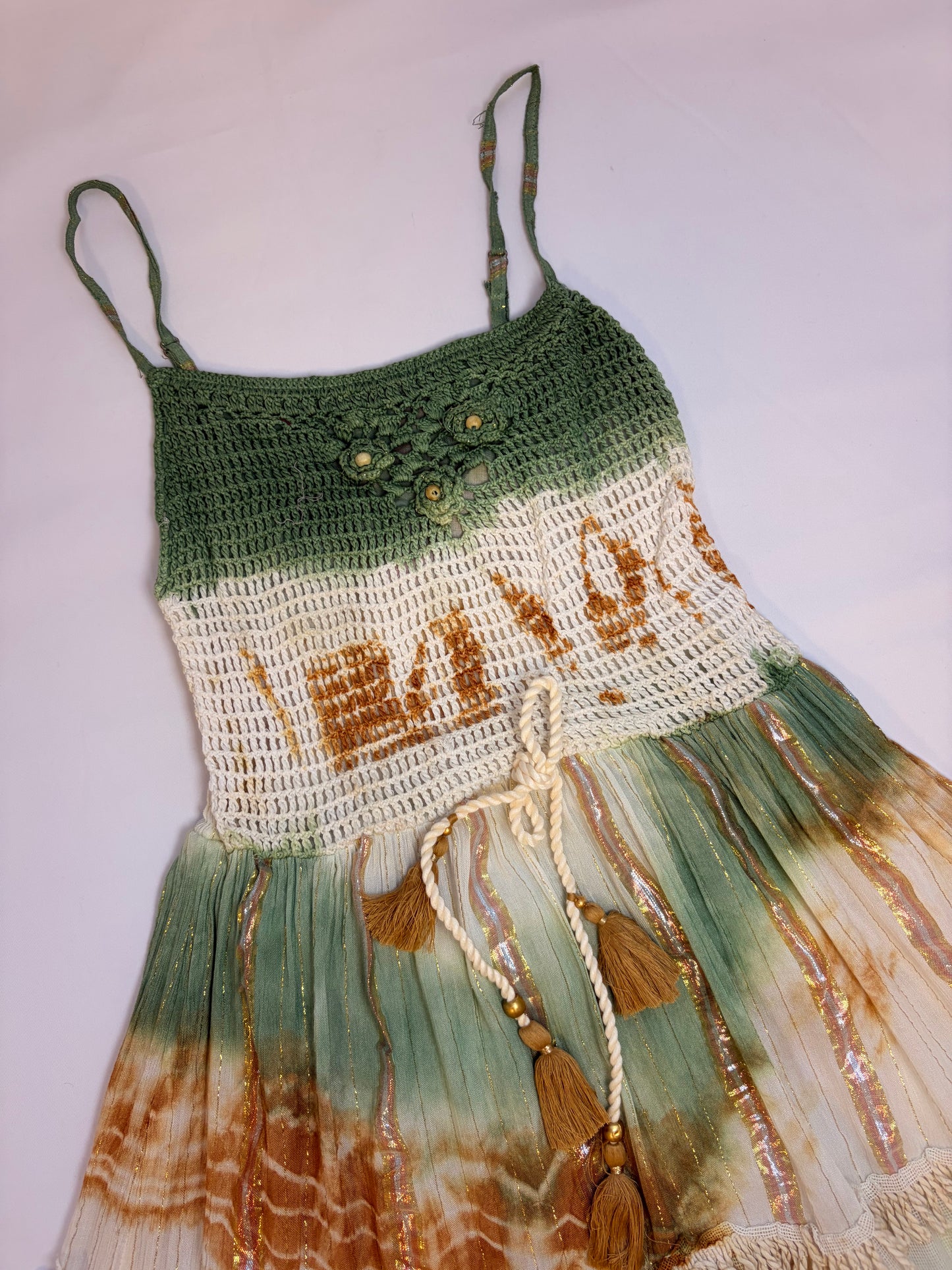 Vestido corto Boho