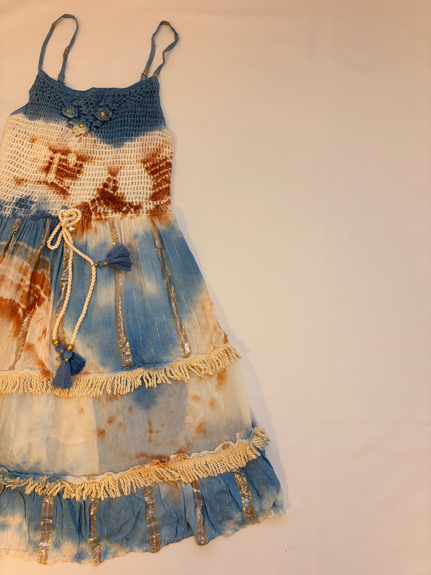 Vestido corto Boho