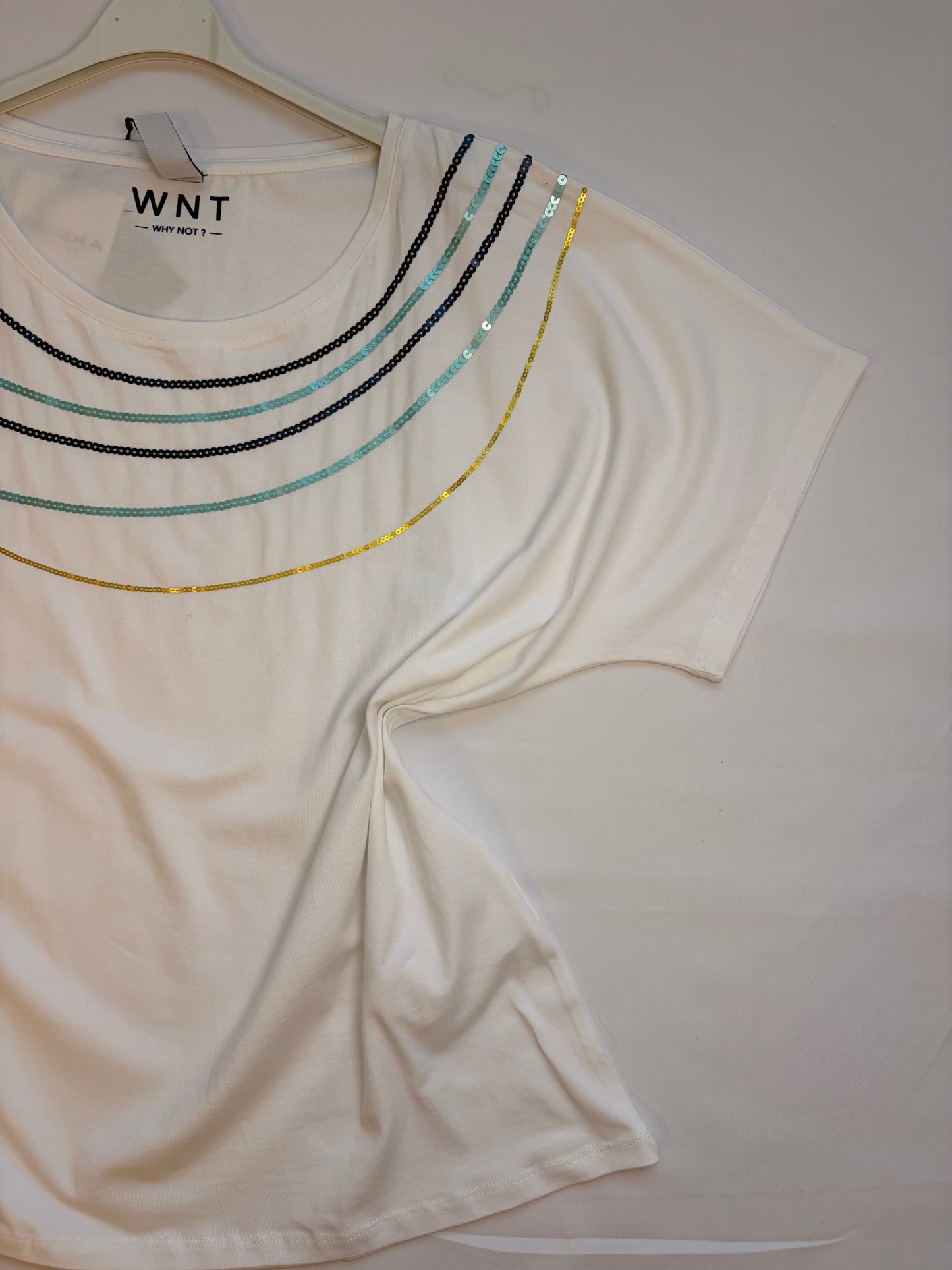 Camiseta curvy lentejuelas