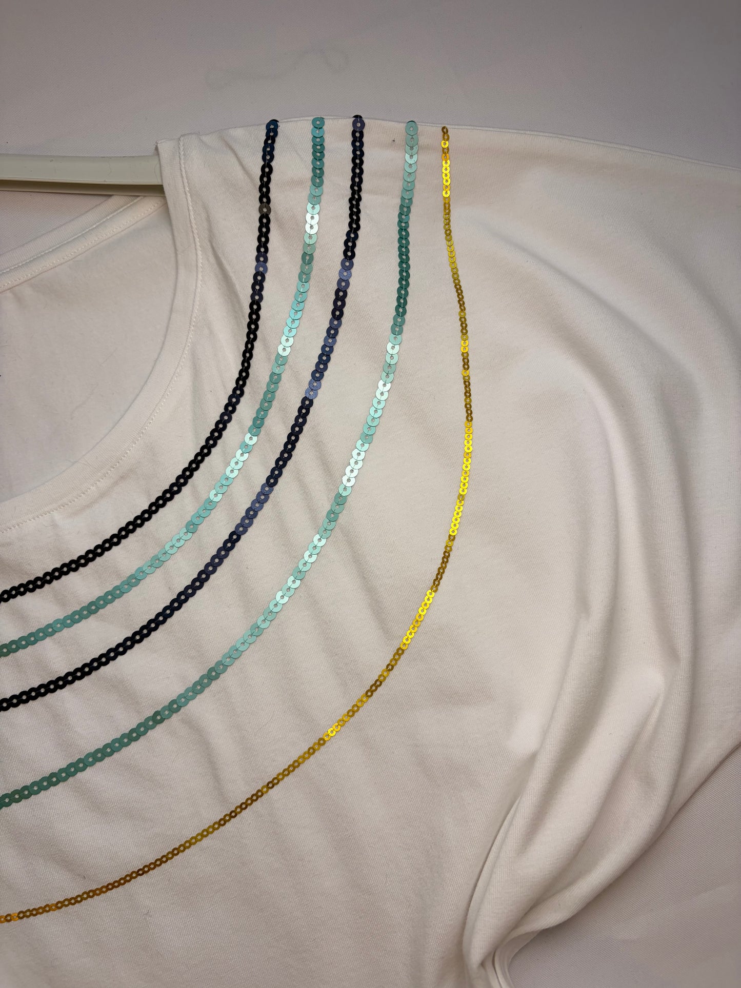 Camiseta curvy lentejuelas