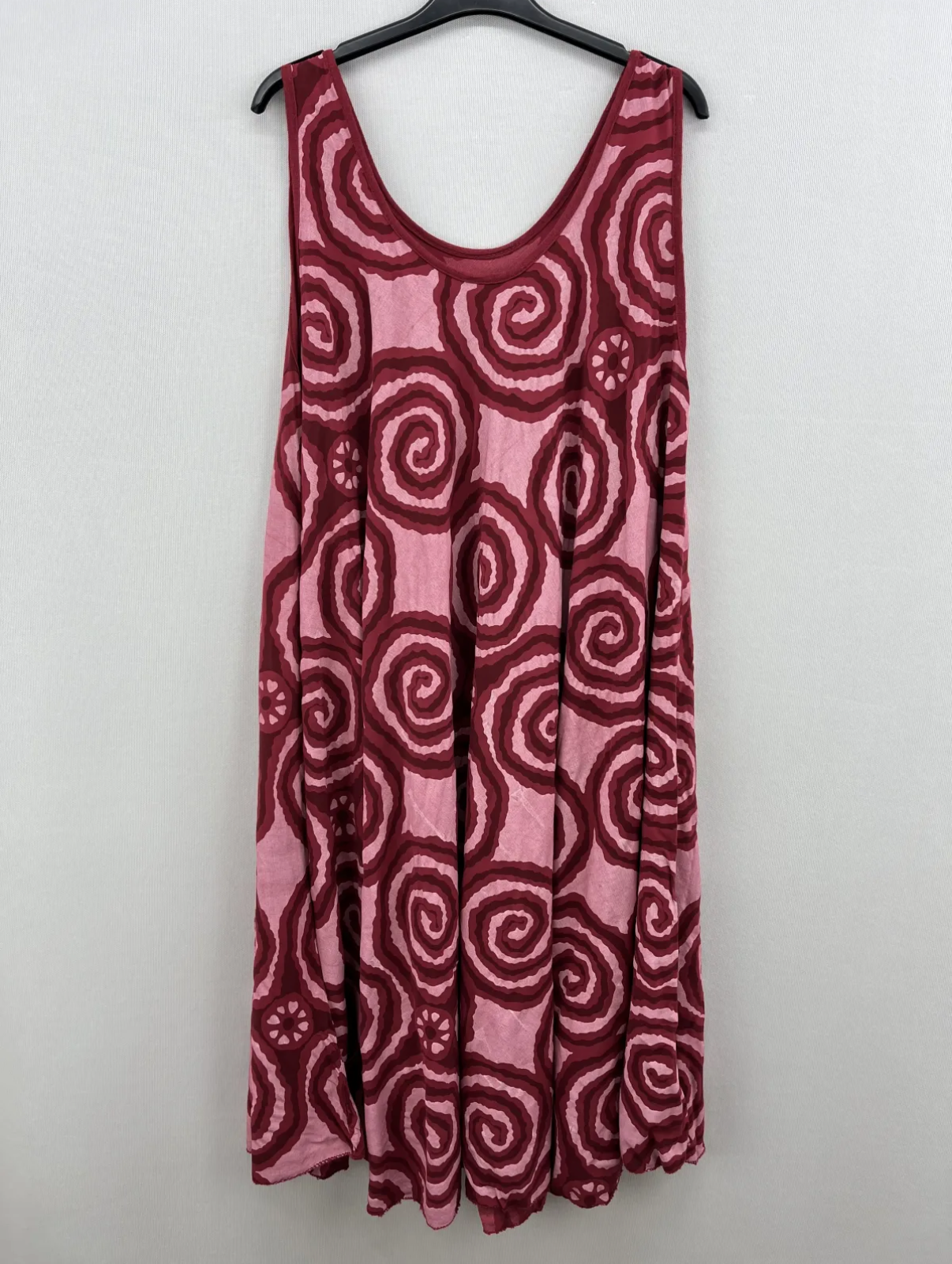 Vestido curvy sin mangas