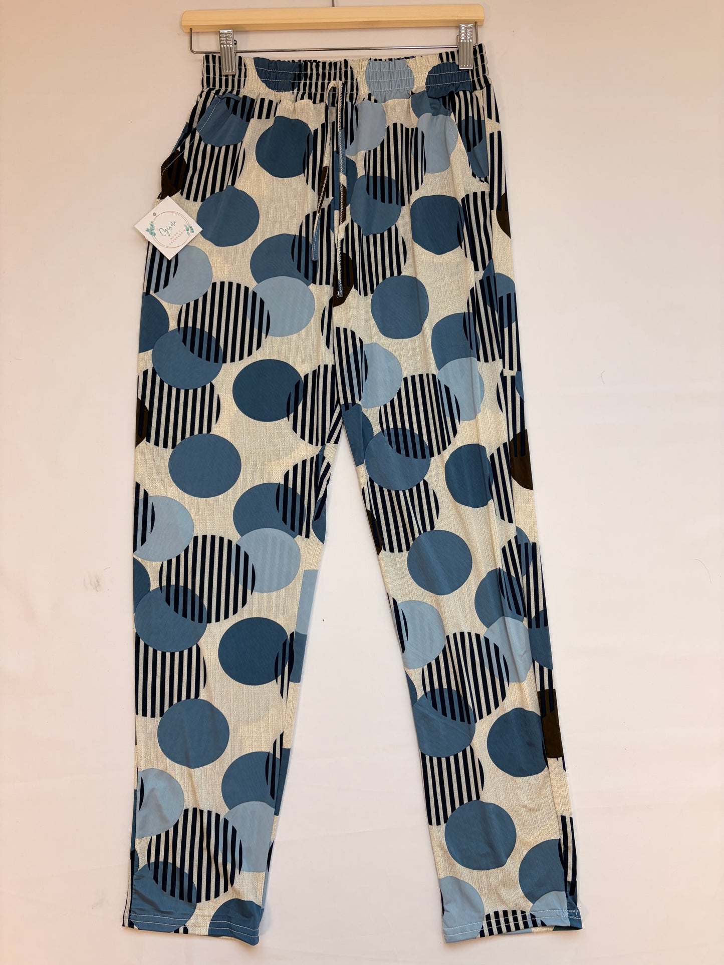 Pantalón lunares y rayas