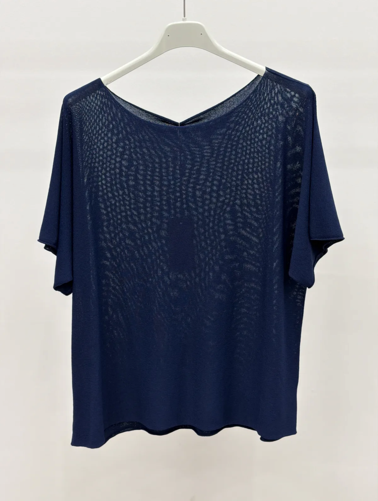 Camiseta punto cuello redondo
