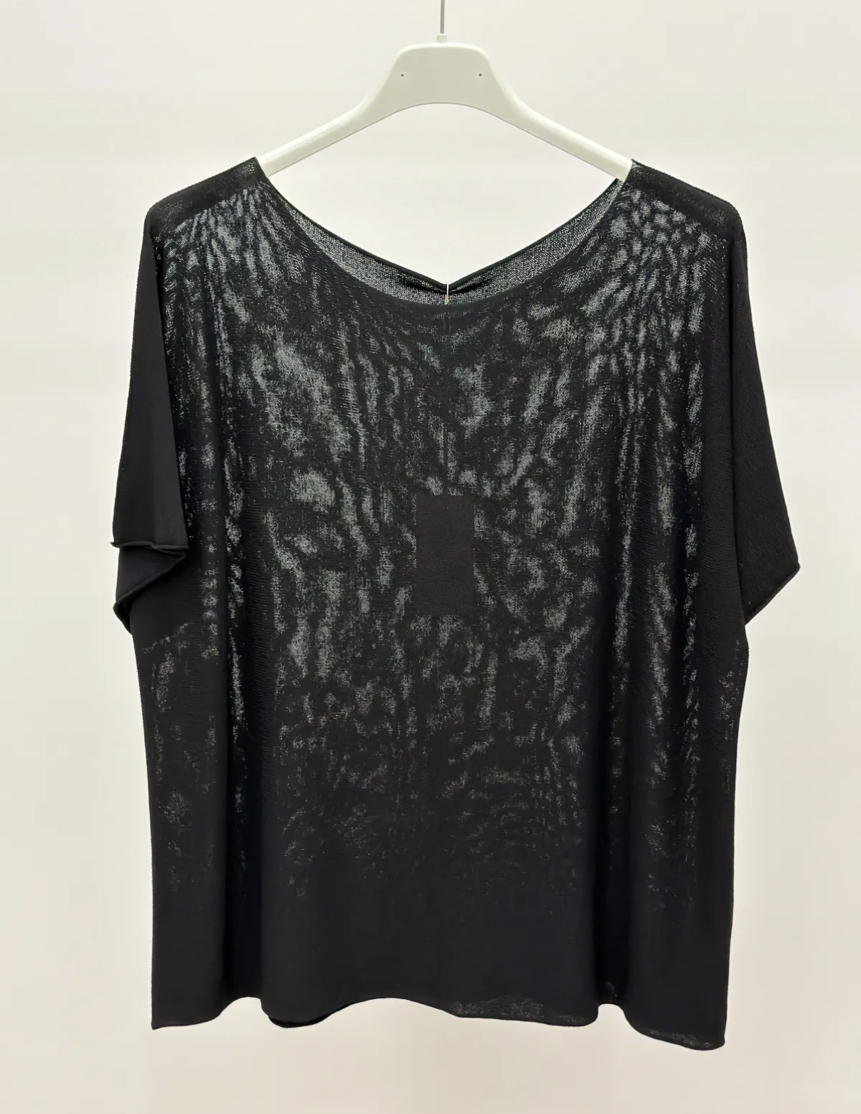Camiseta punto cuello redondo