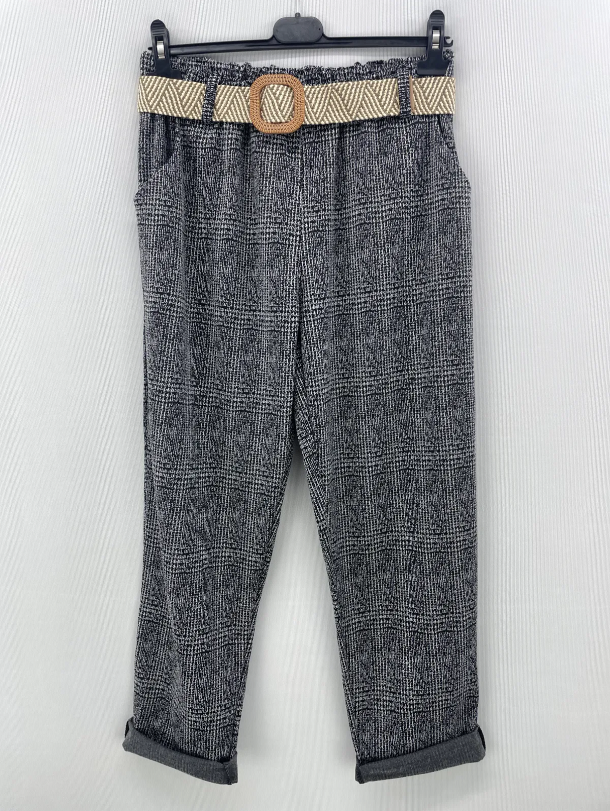 Jogger pata de gallo curvy