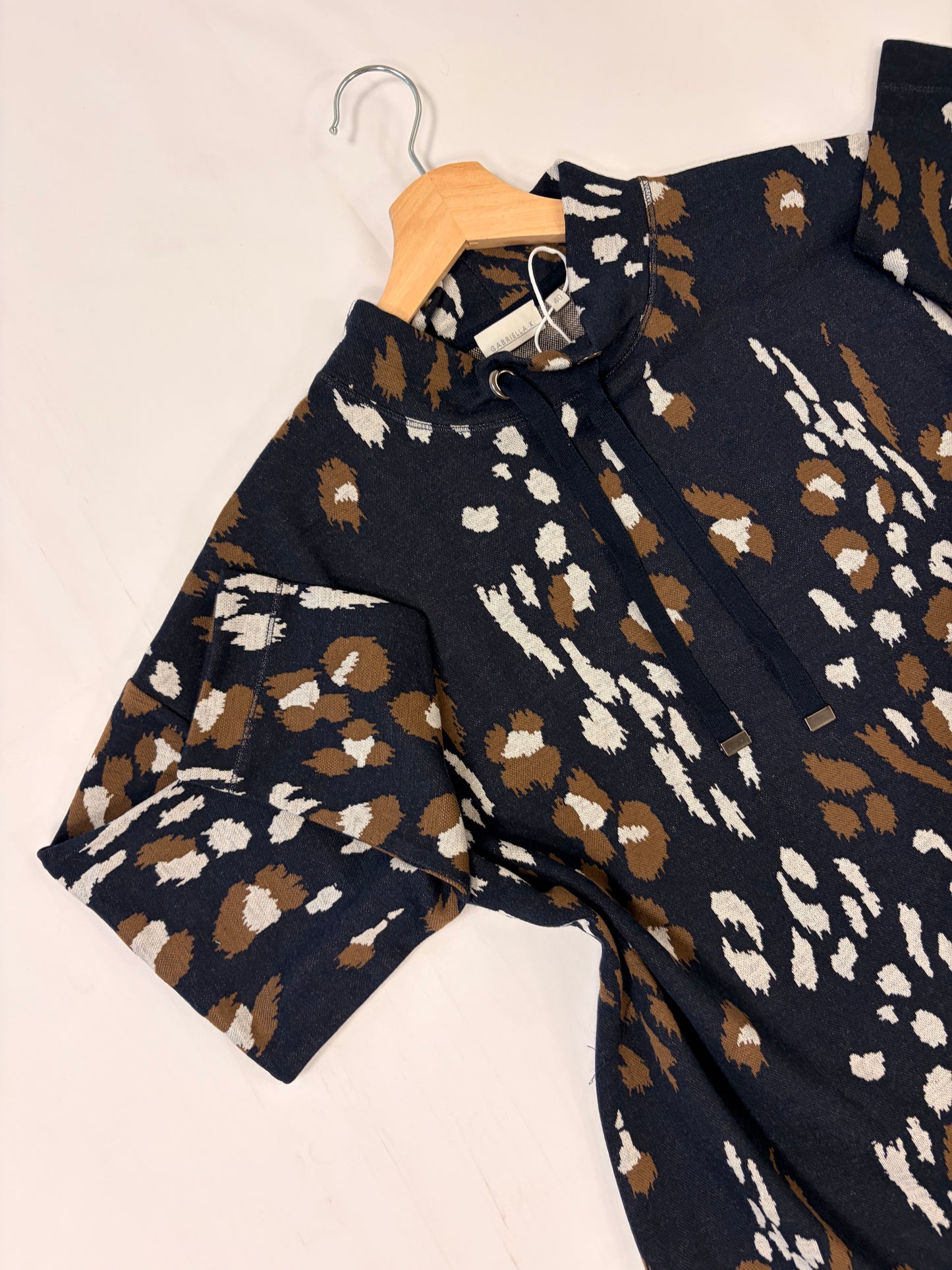 Sudadera manchas azul marino