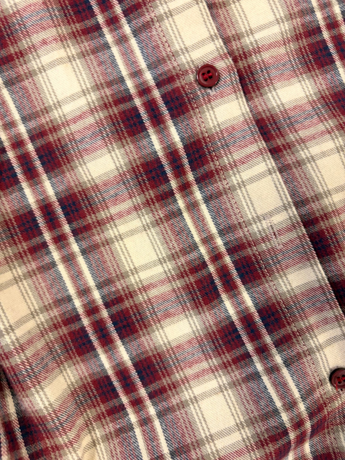 Camisa cuadros granate