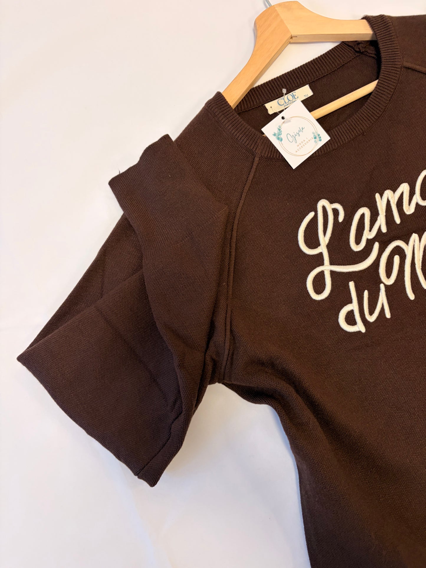 Jersey L´Amour du Monde marrón