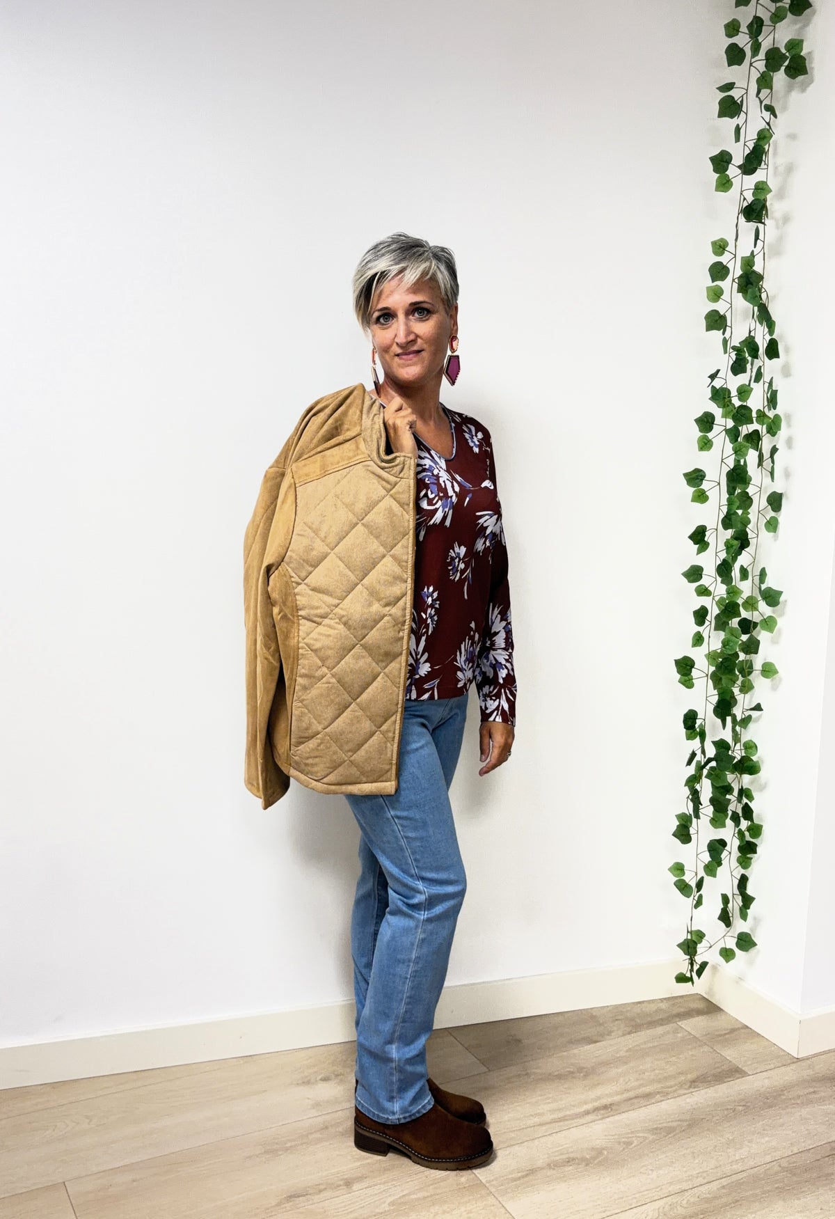 Chaqueta Olivia camel