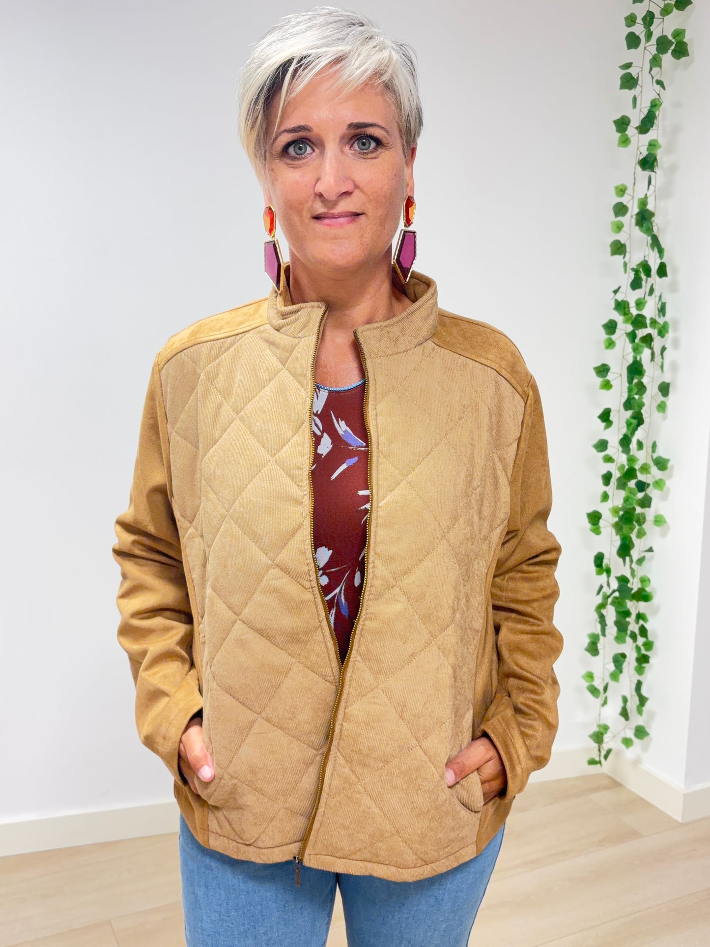 Chaqueta Olivia camel