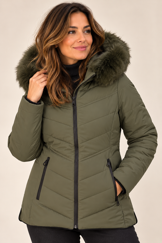 Anorac verde kaki