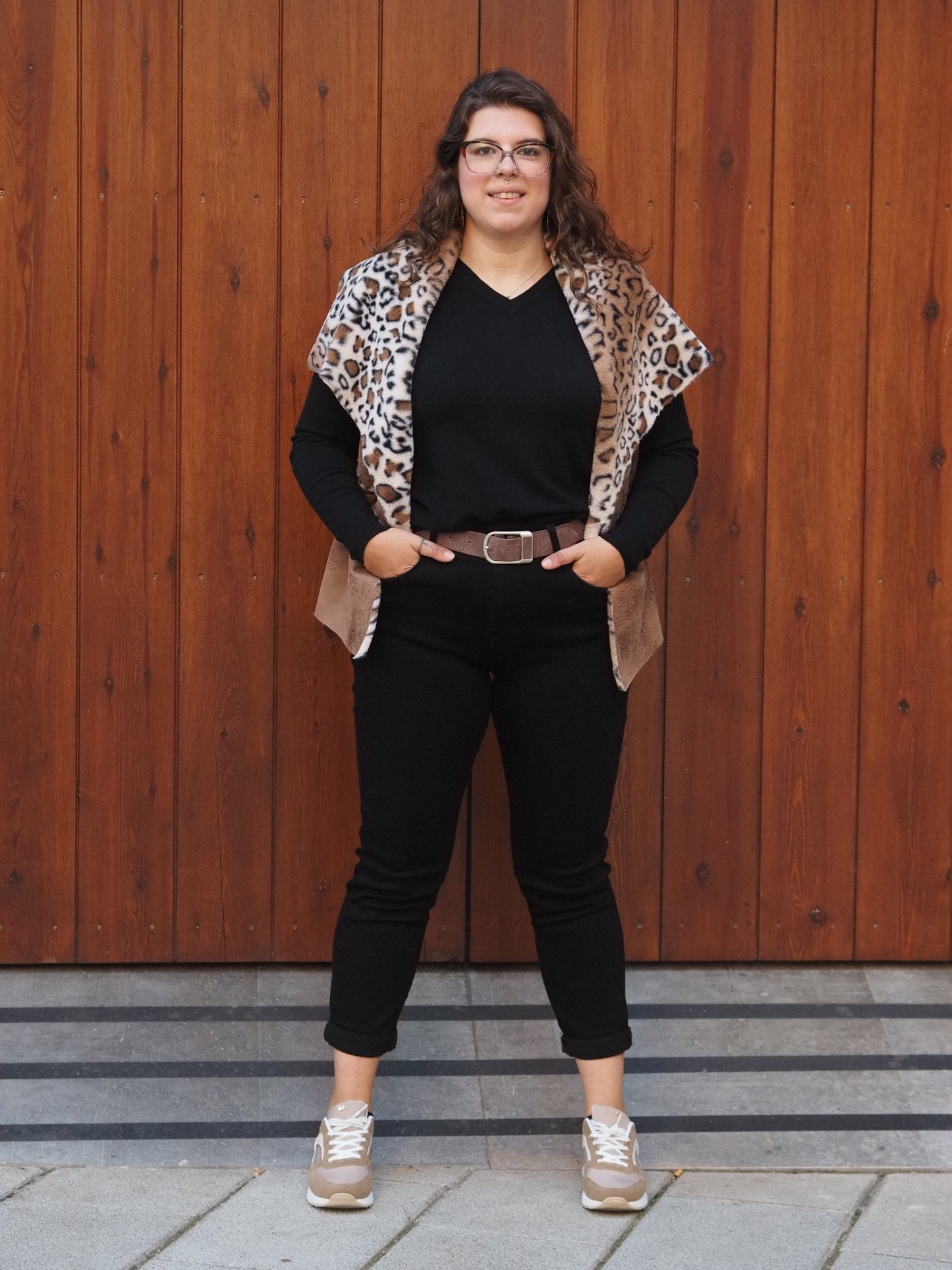 Chaleco leopardo
