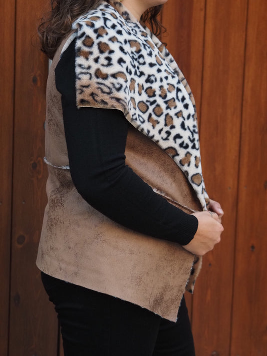 Chaleco leopardo